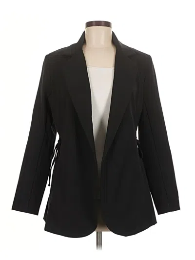 Pre-owned Athleta Blazer Jacket In Black