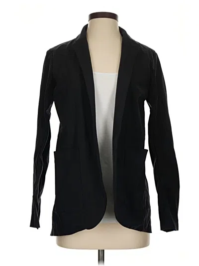 Pre-owned Athleta Blazer Jacket In Black