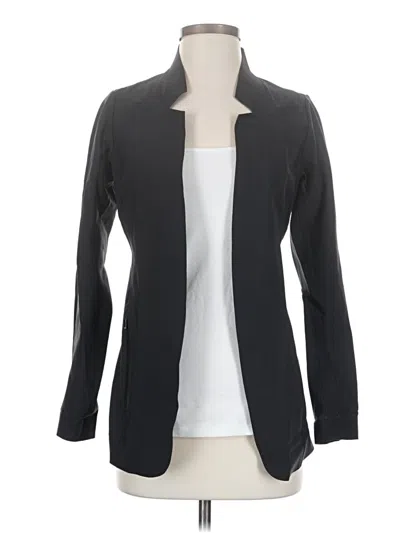 Pre-owned Athleta Blazer Jacket In Black
