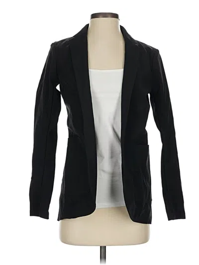 Pre-owned Athleta Blazer Jacket In Black
