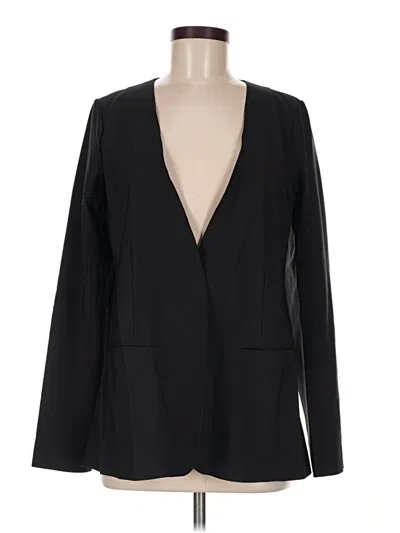 Pre-owned Athleta Blazer Jacket In Black