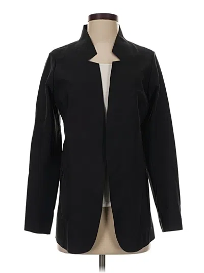 Pre-owned Athleta Blazer Jacket In Black