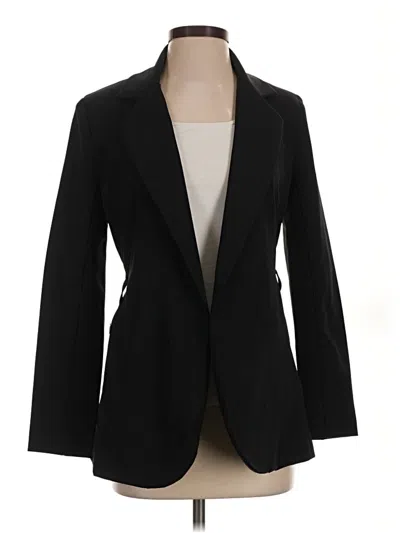 Pre-owned Athleta Blazer Jacket In Black