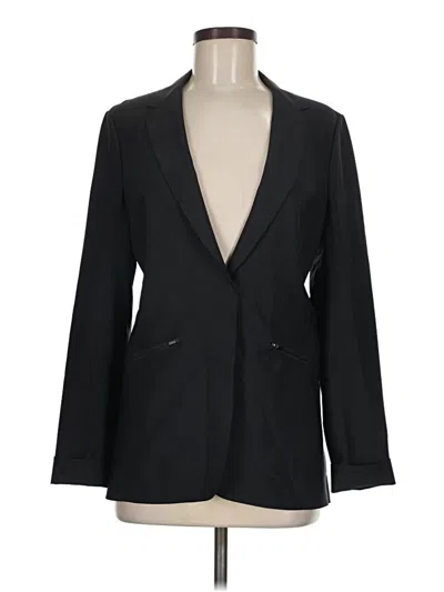 Pre-owned Athleta Blazer Jacket In Black