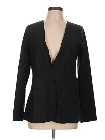 Pre-owned Athleta Blazer Jacket In Black