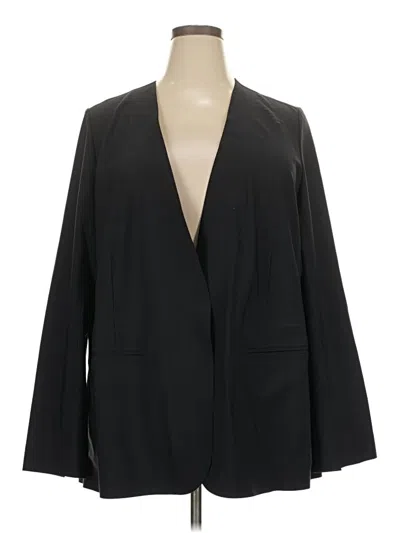 Pre-owned Athleta Blazer Jacket In Black