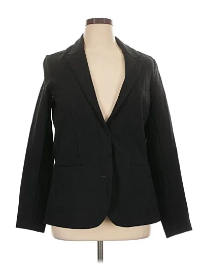 Pre-owned Athleta Blazer Jacket In Black