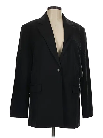 Pre-owned Athleta Blazer Jacket In Black
