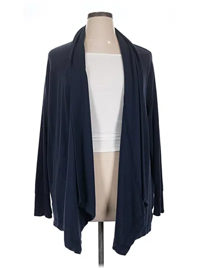 Pre-owned Athleta Blazer Jacket In Blue