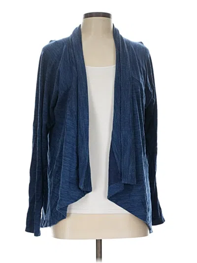Pre-owned Athleta Blazer Jacket In Blue
