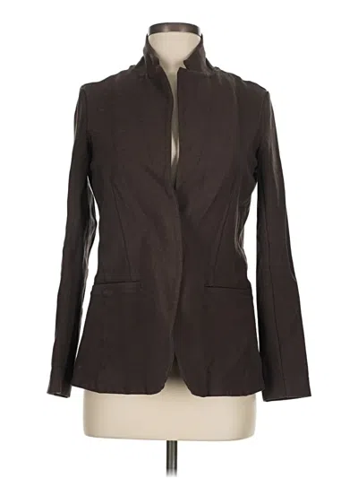 Pre-owned Athleta Blazer Jacket In Brown