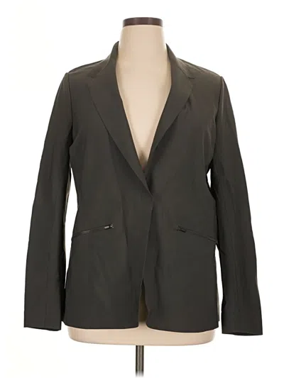 Pre-owned Athleta Blazer Jacket In Gray