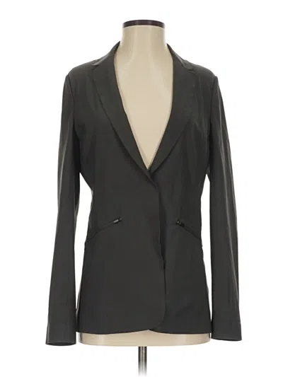 Pre-owned Athleta Blazer Jacket In Gray