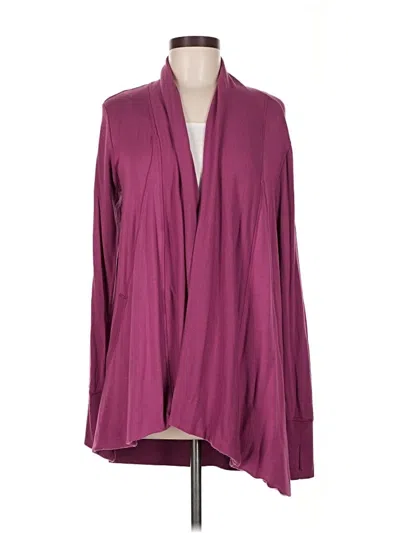Pre-owned Athleta Blazer Jacket In Purple