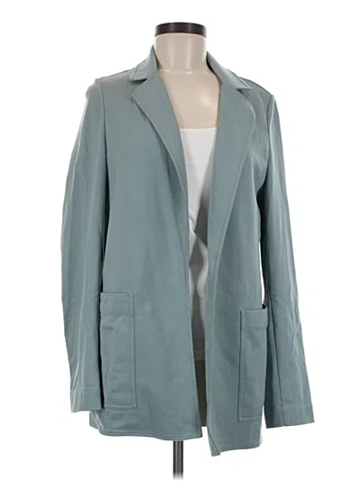 Pre-owned Athleta Blazer Jacket In Teal