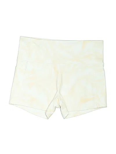 Pre-owned Athleta Board Shorts In White
