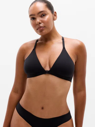Athleta Bodymove Front Close Bra A-c In Black