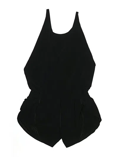 Pre-owned Athleta Bodysuit In Black