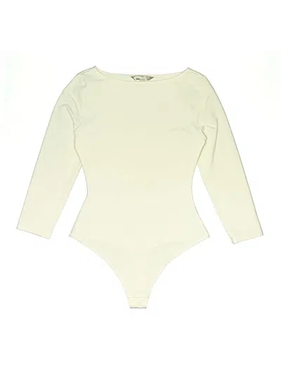 Pre-owned Athleta Bodysuit In Ivory