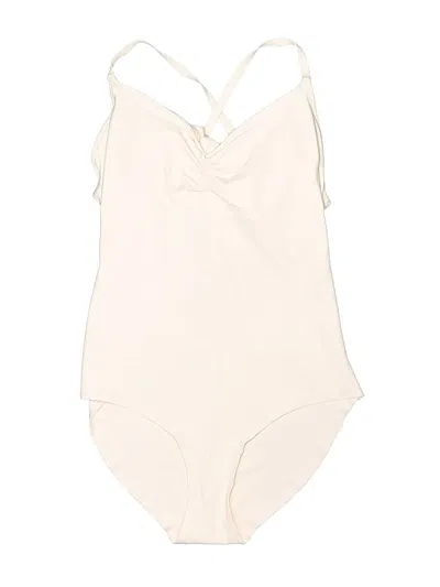 Pre-owned Athleta Bodysuit In White