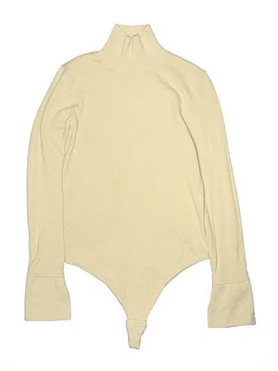 Pre-owned Athleta Bodysuit In Yellow