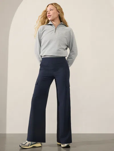 Athleta Brooklyn Heights High Rise Cargo Pant In Navy