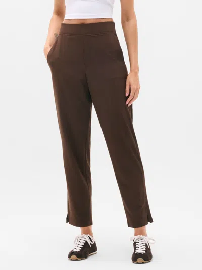 Athleta Brooklyn Mid Rise Ankle Pant In Brown