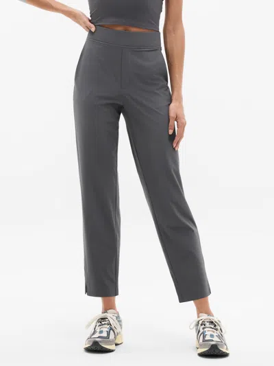 Athleta Brooklyn Mid Rise Ankle Pant In Gray