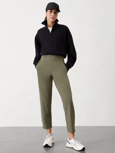 Athleta Brooklyn Mid Rise Ankle Pant In Moss