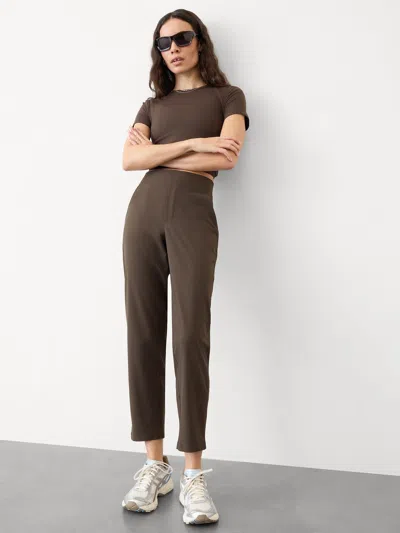 Athleta Brooklyn Mid Rise Ankle Pant In Truffle