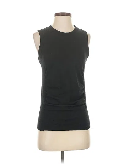 Pre-owned Athleta Cardigan Sweater In Black