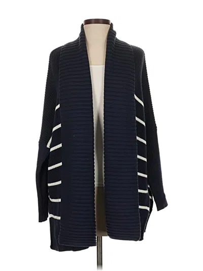 Pre-owned Athleta Cardigan Sweater In Black