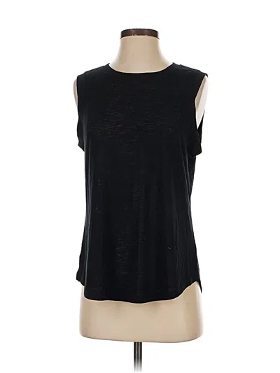 Pre-owned Athleta Cardigan Sweater In Black