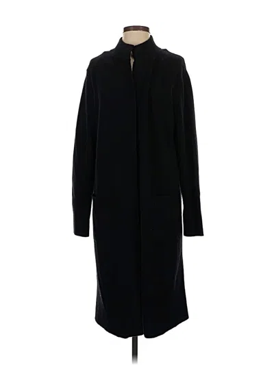 Pre-owned Athleta Cardigan Sweater In Black