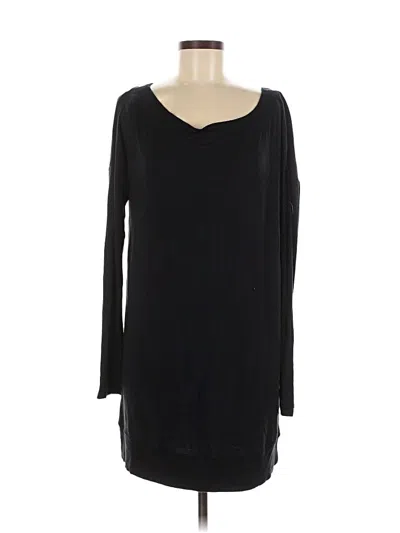 Pre-owned Athleta Cardigan Sweater In Black