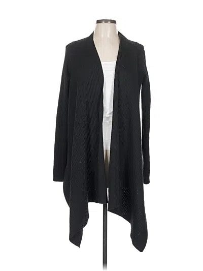 Pre-owned Athleta Cardigan Sweater In Black