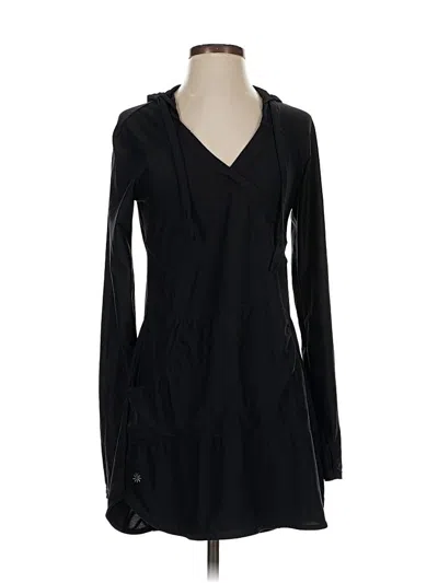 Pre-owned Athleta Cardigan Sweater In Black