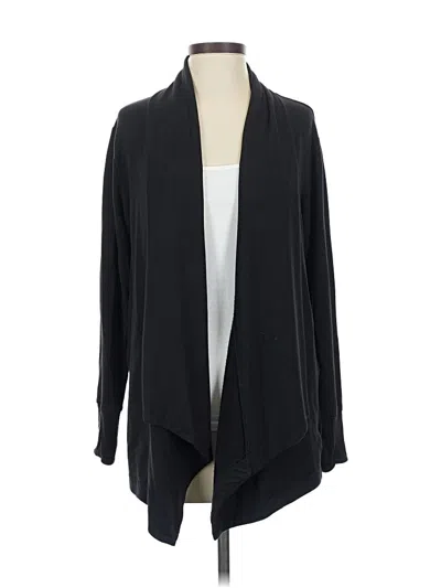 Pre-owned Athleta Cardigan Sweater In Black