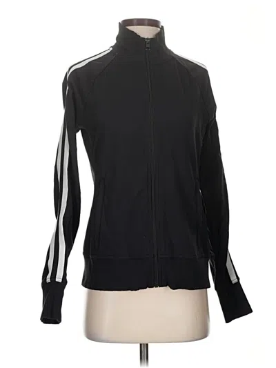 Pre-owned Athleta Cardigan Sweater In Black