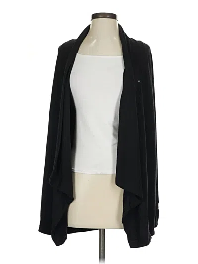 Pre-owned Athleta Cardigan Sweater In Black