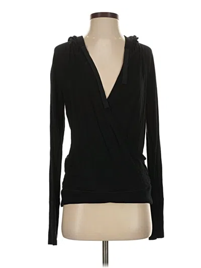 Pre-owned Athleta Cardigan Sweater In Black