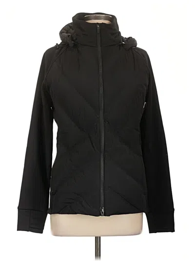 Pre-owned Athleta Cardigan Sweater In Black