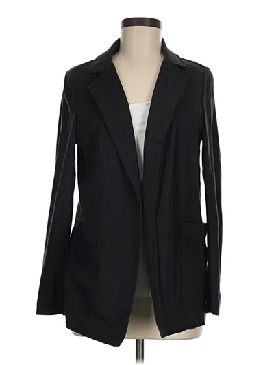 Pre-owned Athleta Cardigan Sweater In Black