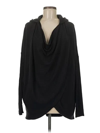 Pre-owned Athleta Cardigan Sweater In Black