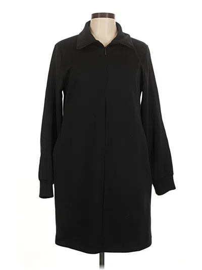 Pre-owned Athleta Cardigan Sweater In Black