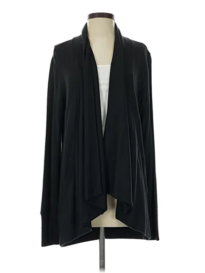 Pre-owned Athleta Cardigan Sweater In Black