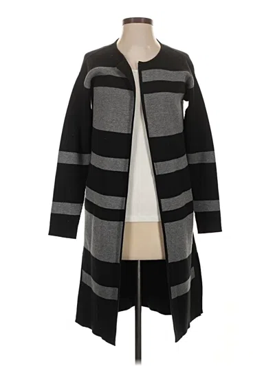 Pre-owned Athleta Cardigan Sweater In Black