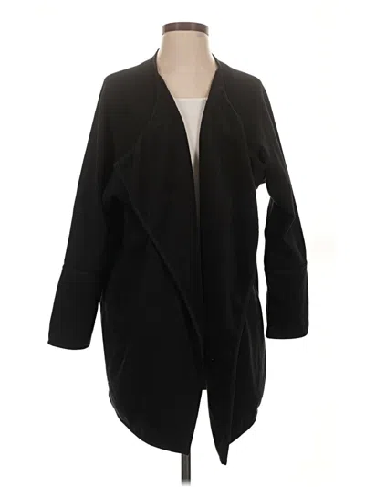 Pre-owned Athleta Cardigan Sweater In Black