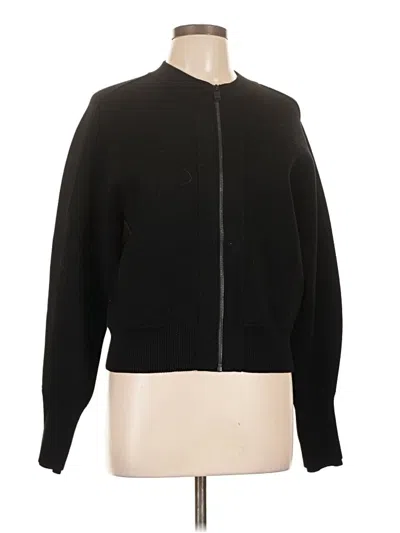 Pre-owned Athleta Cardigan Sweater In Black