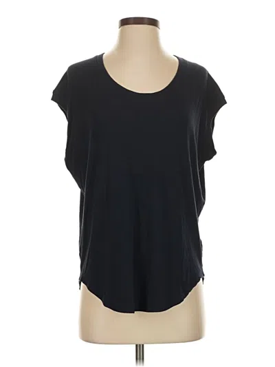 Pre-owned Athleta Cardigan Sweater In Black